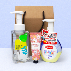 프리미엄 순샘 맨손설거지 포밍 주방세제 500ml + 랩신 핸드워시 + 부케가르니 핸드크림