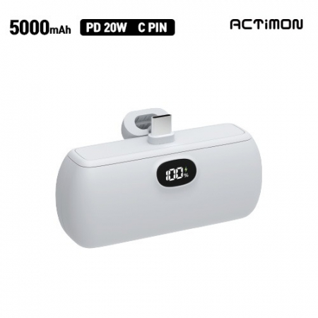 엑티몬 PD20W일체형보조배터리5000mah C타입 #3