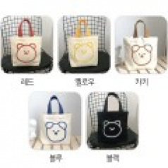 강아지 에코백 학원 보조가방 미니 손가방