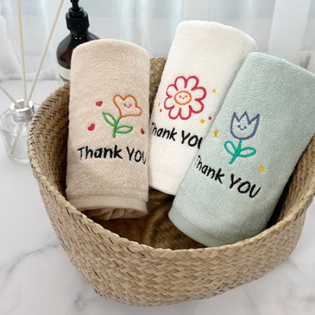 [송월타올] 땡큐 플라워 130g 기념수건 답례품 #4