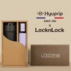 협립3단50 카본6K 초경량 고밀도 암막 완전자동 우양산+락앤락메트로카페, 세트