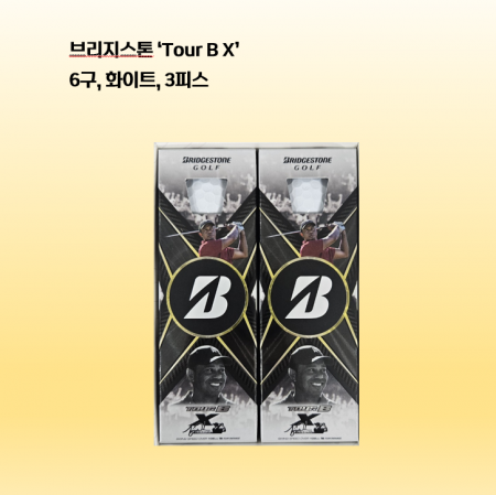브리지스톤 Tour B X 하프더즌 6구 우즈에디션 로고 #2