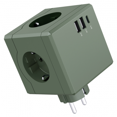 SF01 4구 고속충전 큐브 고용량 멀티탭 #3