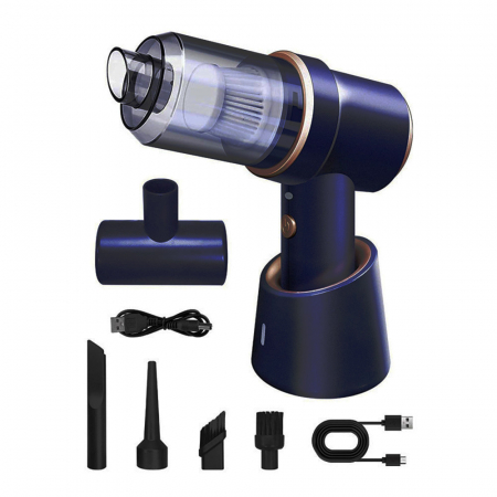 파인큐브 차량용 무선청소기 + 에어건 5종노즐 AIR-GUN #4