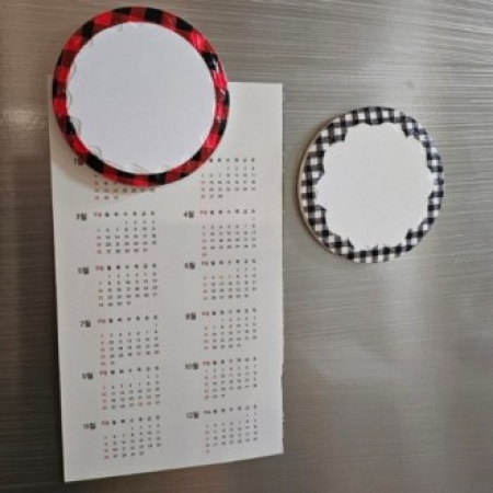 원형 세라믹 자석메모홀더 #2