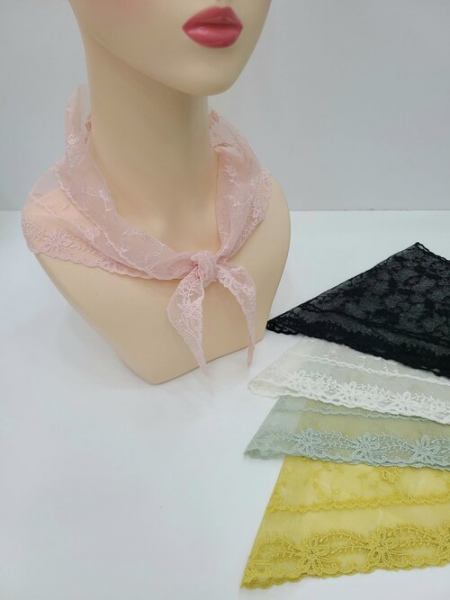 연꽃 헤어치커프 겸용 스카프 #3