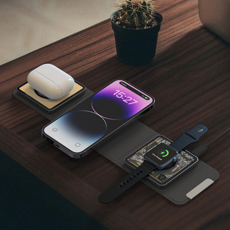 파인큐브 무선충전기 지갑형 삼성/애플워치 호환 #2