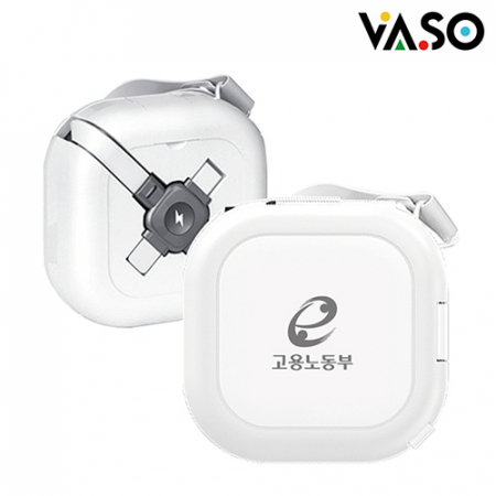 바쏘 큐빅 릴타입 고속충전 키링 케이블 #3