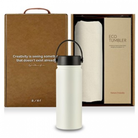 레스쁘리 고급 카리브텀블러 세트 G, 텀블러+에코백 #2