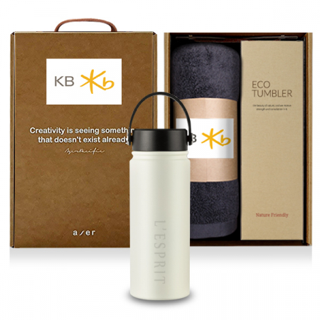 레스쁘리 고급 카리브텀블러 세트 F, 텀블러+타올 #3