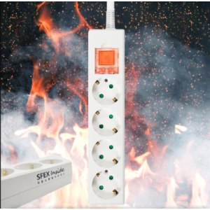 화재예방자동소화멀티탭 메인스위치 4구 1.5M