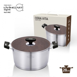 리빙아트 세라비타 스텐 28곰솥냄비