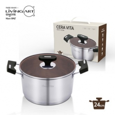 리빙아트 세라비타 스텐 24양수냄비