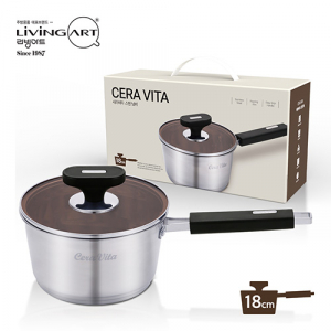 리빙아트 세라비타 스텐 18편수냄비