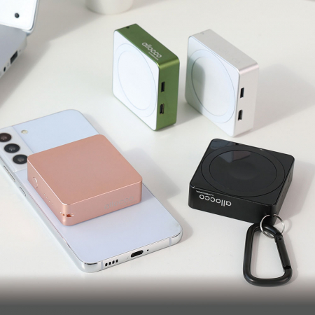알로꼬 3in1 고속 무선충전 20W 맥세이프 휴대용 보조배터리 5000mAh c타입 #2