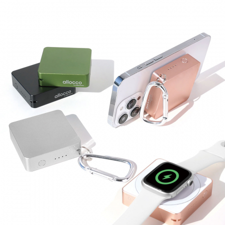 알로꼬 3in1 고속 무선충전 20W 맥세이프 휴대용 보조배터리 5000mAh c타입 #4