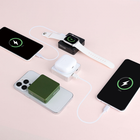 알로꼬 3in1 고속 무선충전 20W 맥세이프 휴대용 보조배터리 5000mAh c타입 #5