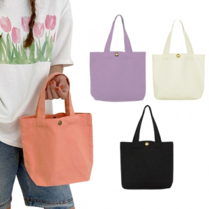 다온 베이직 미니에코백 똑딱이 캔버스백 미니가방 미니백