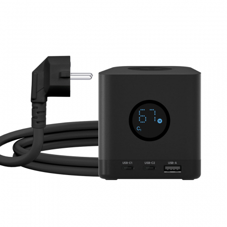 LCD 디스플레이 PD 67W 큐브형 멀티탭 MT16 고용량 4000W #3