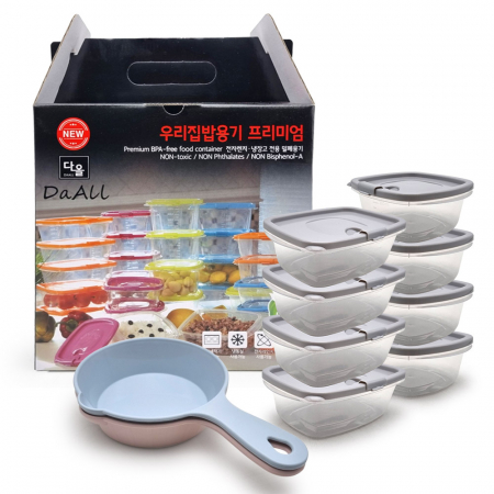 우리집밥용기 스페셜 2호, 350ml 4개 450ml 4개 앞접시 2개 #3