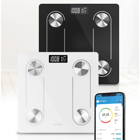 스마트폰 앱 연동 스마트 LED 인바디 체중계 실내온도 측정 EM-22 #2