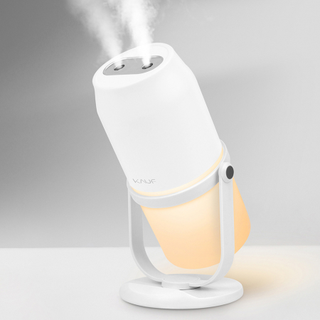 회전형 무드등 무선 듀얼분사 가습기 280ml 휴대용 탁상용 EM-19 #3