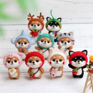 DIY 강아지 양모펠트 패키지 13종