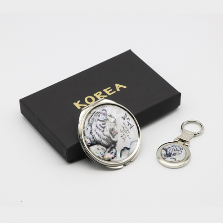 자개 거울 열쇠고리세트 #3