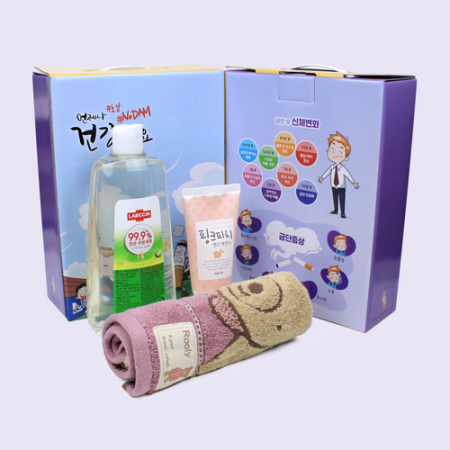 랩신 주방세제 + 울리 주방타올 + 과일나라 핸드크림 세트 (금연홍보 케이스 변경가능) #2