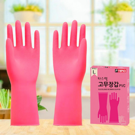 데일리파스텔 PVC 고무장갑 L(대) / 주방장갑 주방 주방용품 주부 #3