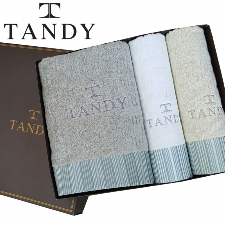 탠디 바코드 바스타올 + 바코드 세면타올 2매세트 #3