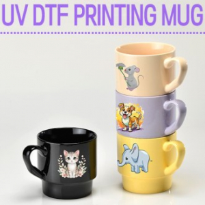 드망즈 UV DTF 필름인쇄 머그 레고컬러