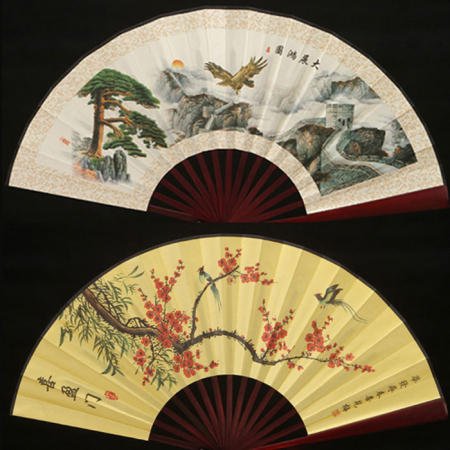 M052 오죽선 전통부채 인쇄 기념품 제작 대나무  부채 #3