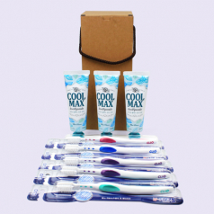 크리오 쿨맥스 치약 3 + 크리오 센스 이중미세모 칫솔 5 세트