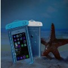 씨엔제이 야광 방수팩, 다더퍼 방수팩 야광타입(투명/블루)