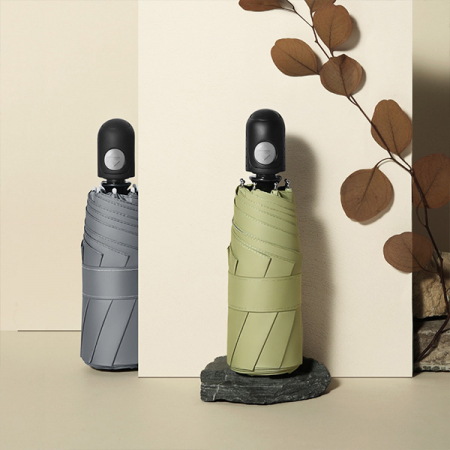 포유렐라 튼튼한 UV차단 8K 포켓 암막 자동 접이식 3단 우산 #4