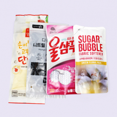 울샴푸 + 고무장갑 + 니트릴 위생장갑 + 슈가버블 섬유유연제 리필 4종 세트