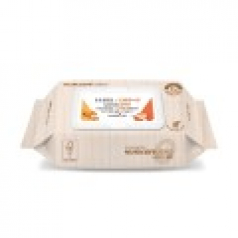 캡형 생분해물티슈 25매(플레인) FSC인증원단