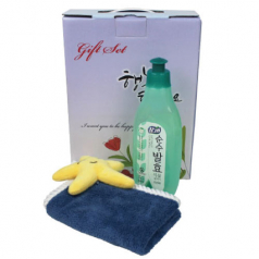 참그린 곡물 주방세제+캐릭터 주방타올 2종세트