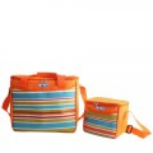 오렌지 스트라이프 아이스 쿨러백 20L (대)