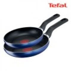 테팔 PTFE 미드나잇 블루 2종세트 (프라이팬 24cm + 28cm)