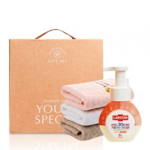 호텔타올 + 애경 랩신 컬러체인지 포밍 핸드워시 (250ml) 세트 수건 선물세트