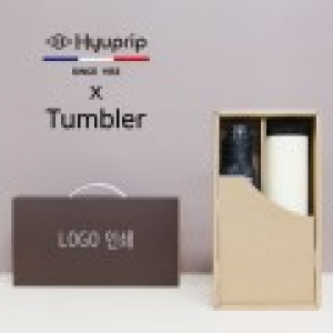 협립 3단 암막 커넥션 수동 우양산 + 벅스로얄 500ml 텀블러 세트