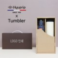 협립 3단 엠보 수동 우산 + 벅스로얄 500ml 텀블러 세트