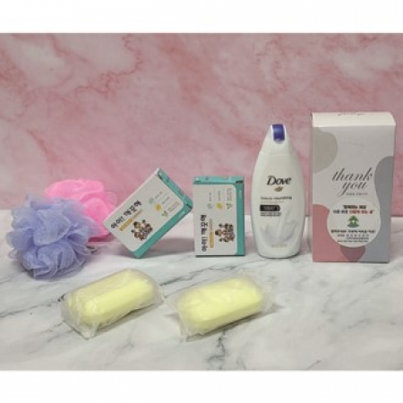 선물 세트 5종 바디워시 비누 샤워볼 아이깨끗해 도브 #2