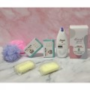 선물 세트 5종 바디워시 비누 샤워볼 아이깨끗해 도브