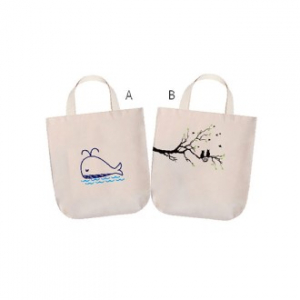 캐릭터 기본형 에코백 면10수 (소)