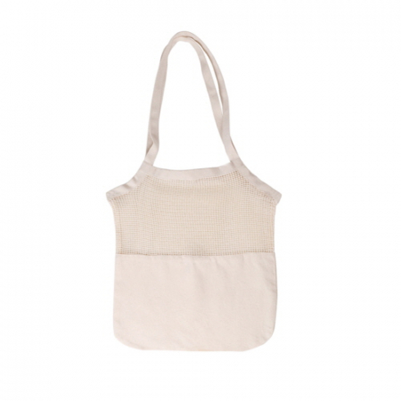 CF925 에코라이프 크리에이티브 숄더 면재질망사 에코백 (소) #2