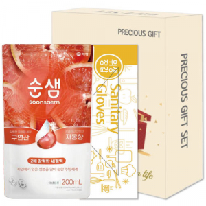 애경순샘자몽리필.위생장갑 선물세트