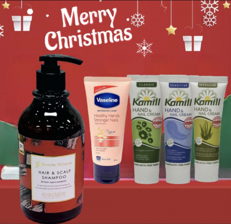 바세린 핸드크림 or 카밀핸드크림+택1(500ml 헤어샴푸 린스 바디워시 바디로션) 선물세트 #2
